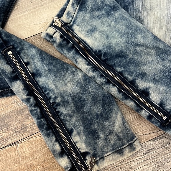 Project 18 NWT Booty lifting blue  jeans 28/9 Labella skinny ankle zipper unisex - Picture 3 of 16